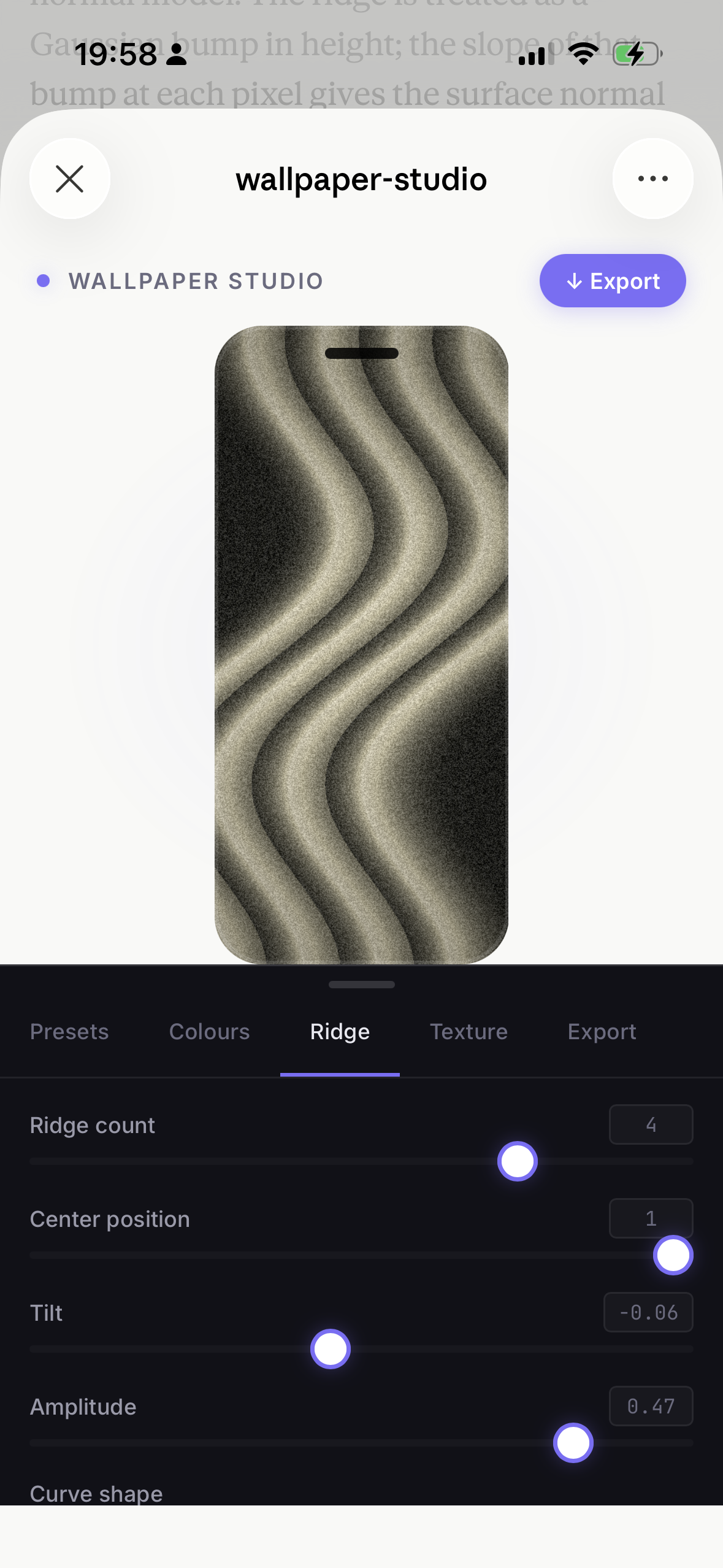 4 ridges